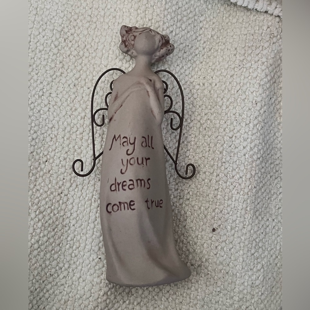 Motivational Angel Wall Art with Metal Accents
#A-100